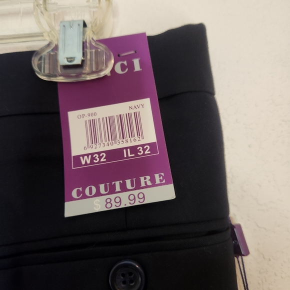 Vinci Navy Blue Men's Dress Pants 32W - Picture 4 of 6